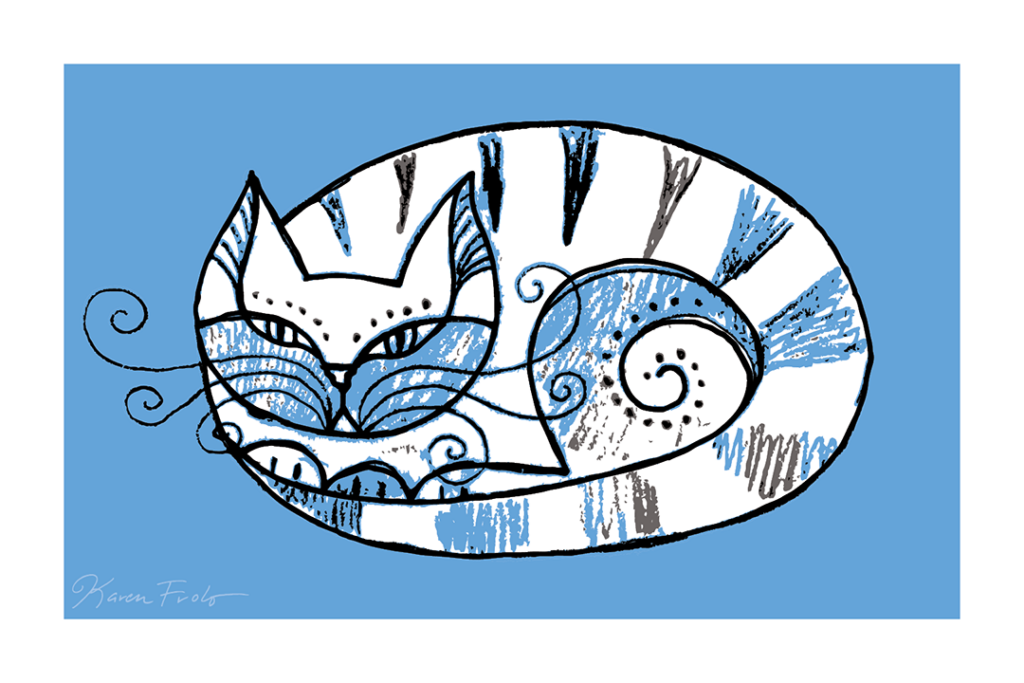 Misc Cat - Cat Curled Up